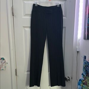 Joe Benbasset Black Pinstripe Dress Pants – Flare Leg Work Trousers